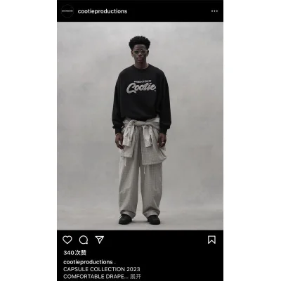 Лонгслив Cootie Productions Big Logo Inscription "Black" фото № 5 Лонгслив Cootie Productions Big Logo Inscription "Black" фото № 5