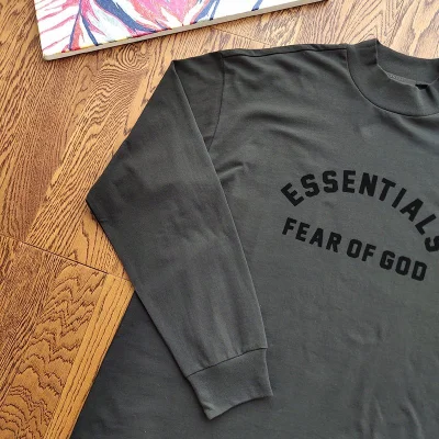 Лонгслив Fear Of God With Logo Brand "Black" фото № 6 Лонгслив Fear Of God With Logo Brand "Black" фото № 6