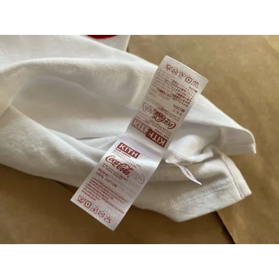 Лонгслив Kith Big Inscription Coca Cola And Front Pocket "White" фото № 9