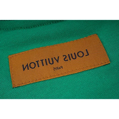 Лонгслив Louis Vuitton Large Letters LV "Green" фото № 5