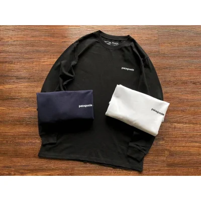 Лонгслив Patagonia Dark Mountain Landscape Print "Black" фото № 2 Лонгслив Patagonia Dark Mountain Landscape Print "Black" фото № 2