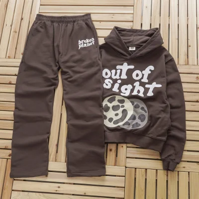 Костюм Broken Planet Out Of Sight Stars On Hood And Sleeves "Brown" фото № 2 Костюм Broken Planet Out Of Sight Stars On Hood And Sleeves "Brown" фото № 2