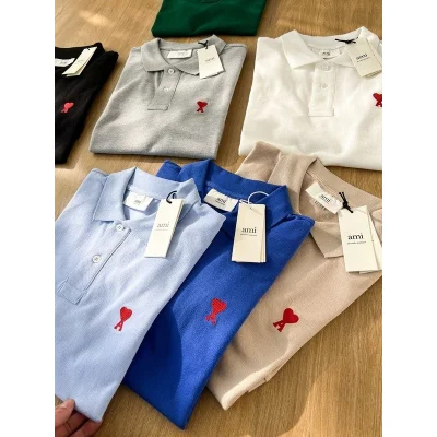 Поло Amiri The Red Letter Is The Heart "Cream" фото № 3