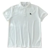 Поло Burberry With Black Logo "White"