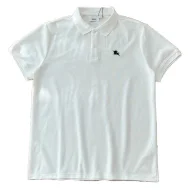 Поло Burberry With Black Logo "White"