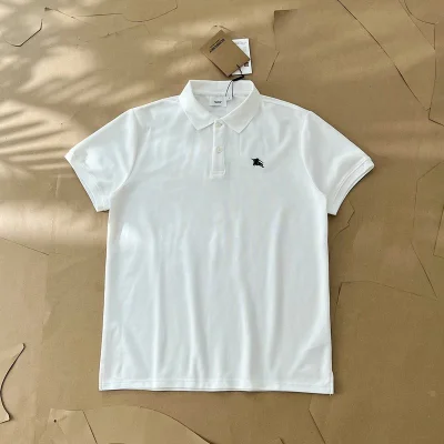 Поло Burberry With Black Logo "White" фото № 4 Поло Burberry With Black Logo "White" фото № 4