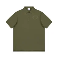 Поло Burberry With A Ribbon With Wreath Logo "Green/Brown"