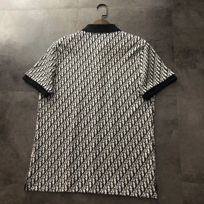 Поло Dior With A Black Collar "White/Black" фото № 4 Поло Dior With A Black Collar "White/Black" фото № 4