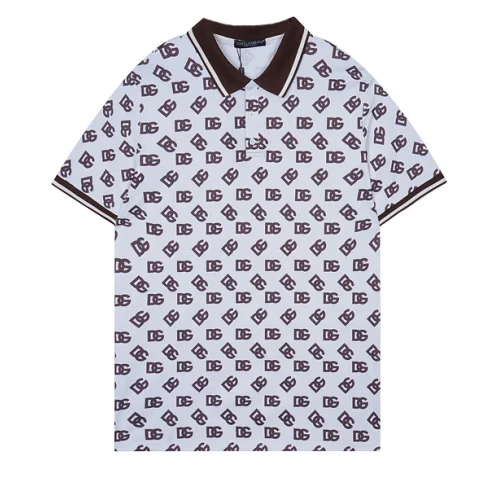 Поло Dolce Gabbana With Logo "White"