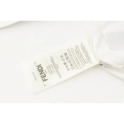 Поло Fendi With Patch Logo "White" фото № 7