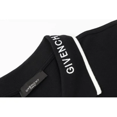 Поло Givenchy With Text Logo On The Collar "Black" фото № 3 Поло Givenchy With Text Logo On The Collar "Black" фото № 3