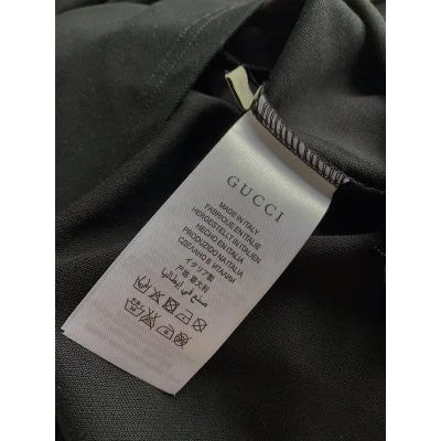 Поло Gucci Collar Logo "Black" фото № 4