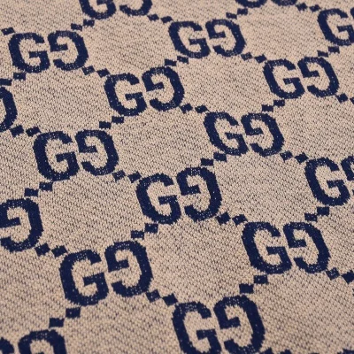 Поло Gucci Without Print On The Back "Blue/Brown" фото № 8