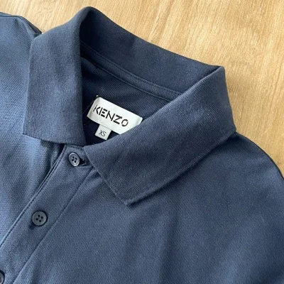 Поло Kenzo Small Logo - Animal "Blue" фото № 3