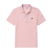 Поло Lacoste Very Small Crocodile Logo "Pink"