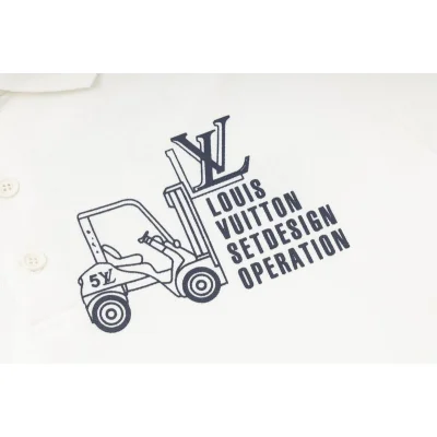 Поло Louis Vuitton Stay There "White" фото № 8