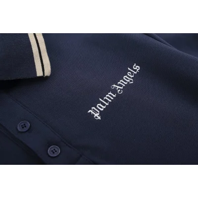 Поло Palm Angels In A Classic Style "Blue" фото № 3