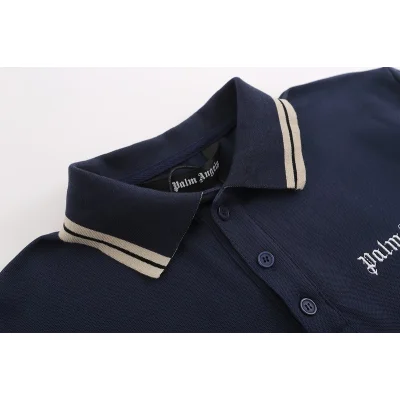 Поло Palm Angels In A Classic Style "Blue" фото № 4