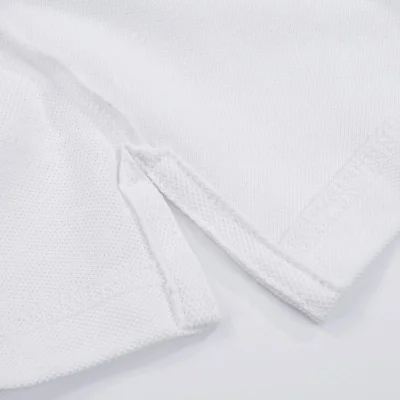 Поло Prada With Black Text Stripe "White" фото № 2