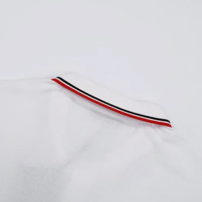 Поло Prada With Black Text Stripe "White" фото № 4