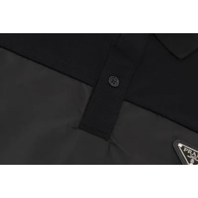 Поло Prada Different Fabric "Black" фото № 5