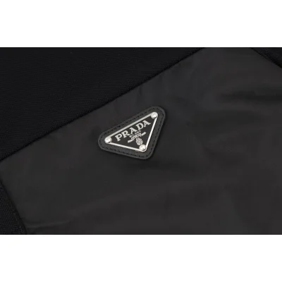 Поло Prada Different Fabric "Black" фото № 7