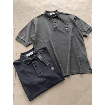 Поло Stone Island Small logo "Brown" фото № 5