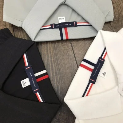 Поло Tommy Hilfiger With Small Brand Logo "White" фото № 3