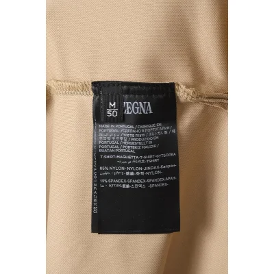 Поло Zegna With The Inscription "Beige" фото № 7 Поло Zegna With The Inscription "Beige" фото № 7