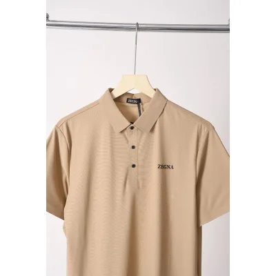 Поло Zegna With The Inscription "Beige" фото № 6 Поло Zegna With The Inscription "Beige" фото № 6