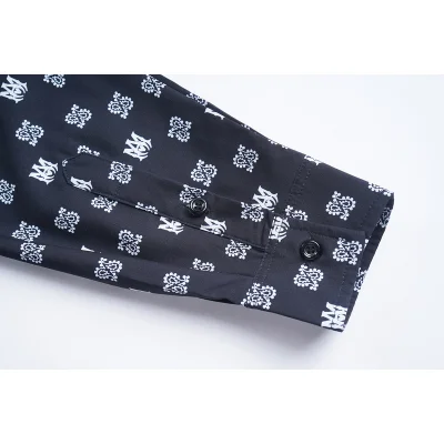 Рубашка Amiri Small Logos "Black" фото № 3