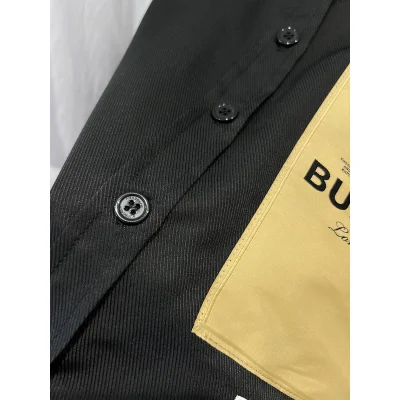 Рубашка Burberry Images Of Globes On The Label "Black" фото № 5