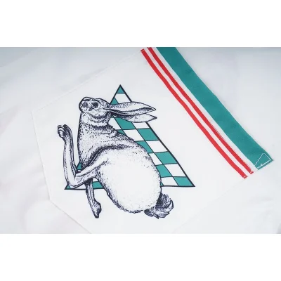 Рубашка Casablanca Kangaroo On Back "White" фото № 6