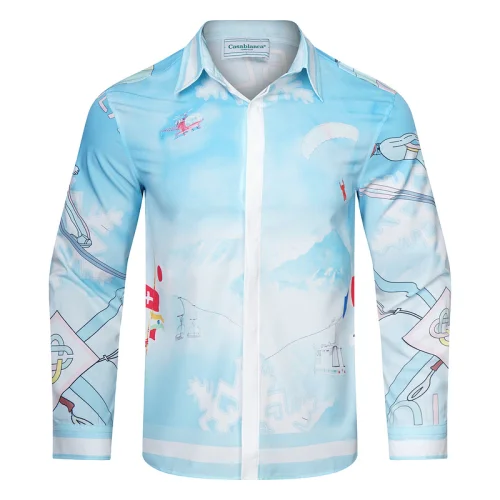 Рубашка Casablanca Being In Flight "Blue"