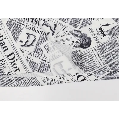 Рубашка Christian Dior Newspaper Print "White/Black" фото № 7 Рубашка Christian Dior Newspaper Print "White/Black" фото № 7