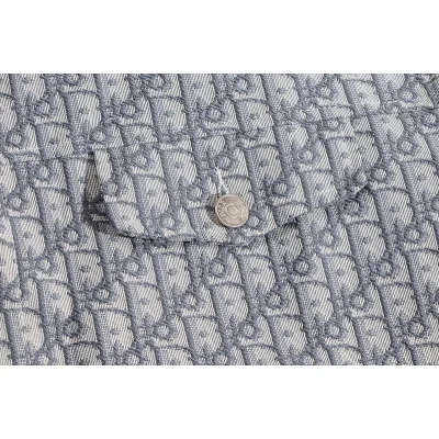 Рубашка Christian Dior Logo Shades Of Blue "Blue" фото № 4