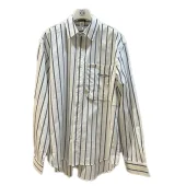 Рубашка Christian Dior Striped Black Lines Print "White"