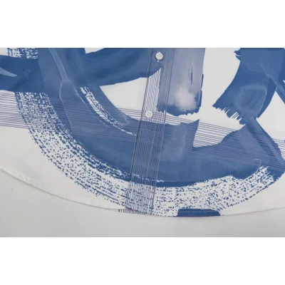 Рубашка Christian Dior Modern Art Blue Lines "White" фото № 5