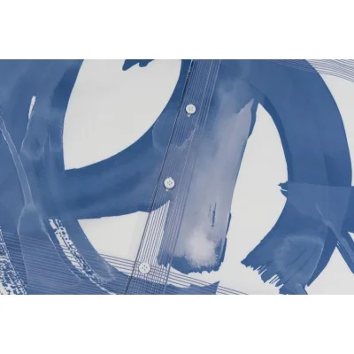 Рубашка Christian Dior Modern Art Blue Lines "White" фото № 4