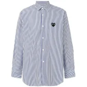Рубашка Comme des Garcons Play Black Heart Eyes "Blue"