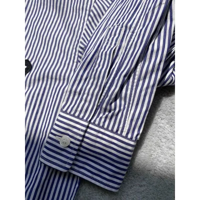 Рубашка Comme des Garcons Play Black Heart Eyes "Blue" фото № 6