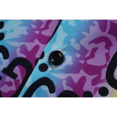 Рубашка Gucci Letter Print "Multicolor" фото № 6