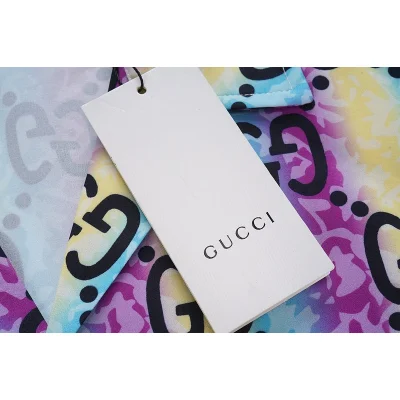 Рубашка Gucci Letter Print "Multicolor" фото № 8