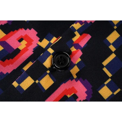 Рубашка Gucci Rhombus "Black" фото № 7