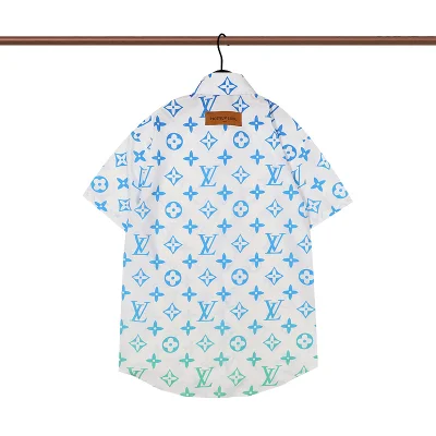 Рубашка Louis Vuitton Pattern Short Sleeve "White" фото № 2
