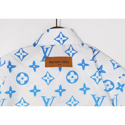 Рубашка Louis Vuitton Pattern Short Sleeve "White" фото № 8