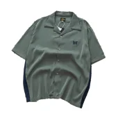 Рубашка Needles With Butterfly "Mint/Blue"