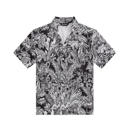 Рубашка Palm Angels Herbal Print "Black/White"