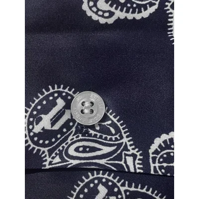 Рубашка Palm Angels Beautiful Print "Black/Violet" фото № 2 Рубашка Palm Angels Beautiful Print "Black/Violet" фото № 2