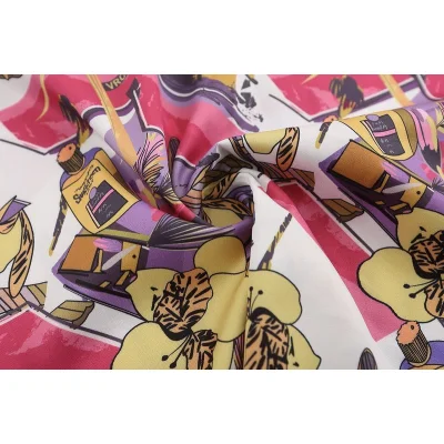 Рубашка Palm Angels Short Sleeve With Print "Pink/Yellow" фото № 5